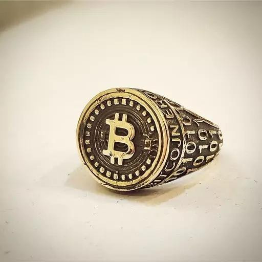 انگشتر طرح بیت کوین