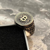انگشتر طرح بیت کوین
