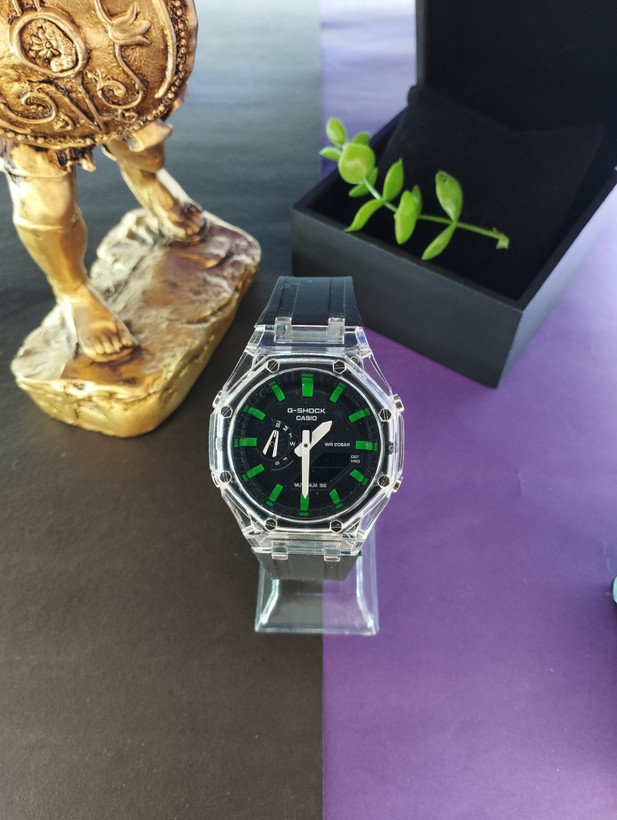 ساعت طرح کاسیو G-SHOCK قاب شفاف